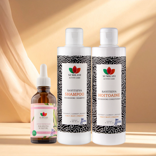 Sumilayi Päänahan Hoitosetti - Hiuspohjan tasapainoa
