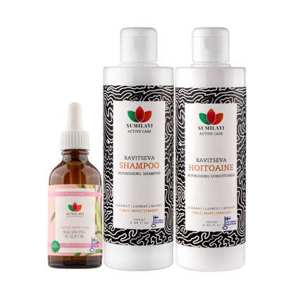 Sumilayi Päänahan Hoitosetti - Hiuspohjan tasapainoa
